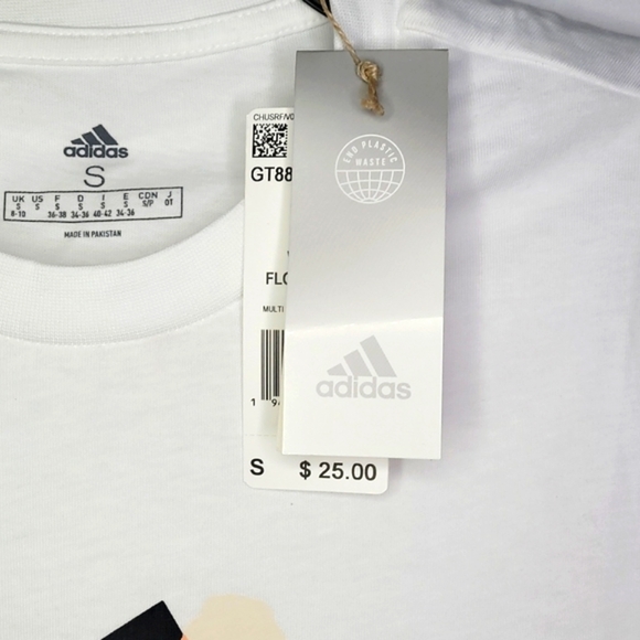 💰NWT! ADIDAS ▪︎ WOMEN'S WHITE T-SHIRT ▪︎ SIZE S - Picture 7 of 7